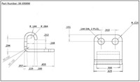<!-SK-3500M Latch Strikes Line Drawing->