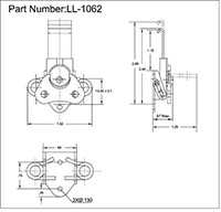 <!-LL-1062 Wing Turns-Link Locks Line Drawing->