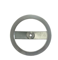 2 Spoke Polished Finish Aluminum Handwheels with No Handle 2 Spoke Polished Finish Aluminum Handwheels with No Handle