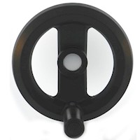 2 Spoke Nylon Handwheels with Folding Handle - 3
