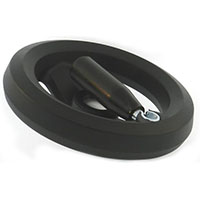 2 Spoke Nylon Handwheels with Revolving Handle - 4