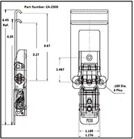 <!-CA-2500 Adjustable Tension Latches - 2->