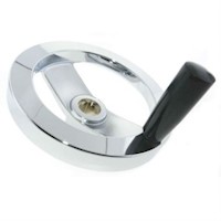 2 Spoke Chrome Plated Finish Aluminum Handwheels 2 Spoke Chrome Plated Finish Aluminum Handwheels