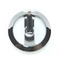 2 Spoke Chrome Plated Finish Aluminum Handwheels - 3