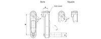 <!- Aluminum Crank Handles Line Diagram->