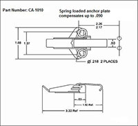 <!-CA-1010 Tension Draw Latches - 2->