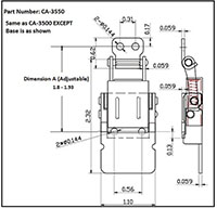 <!-CA-3550 Draw Latches with Compression Springs Line Drawing->