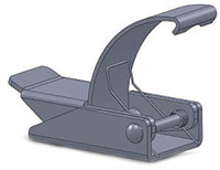 CA-4205S and CA-4205HDS Draw Latches with Kick Back Spring