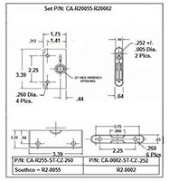 <!-CA-R20055-R20002 Joint Panel Latches Line Drawing->