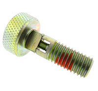 Knurled Knob Locking Nose Retractable Plungers with Nylon Patch - 3