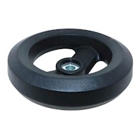 2 Spoke Nylon Handwheels with No Revolving Handle