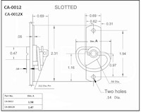 <!-CA-0012X Screw Turn Latches - 2->