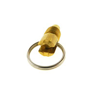 Stubby Pull Ring Locking Nose Retractable Plungers without Nylon Patch - 4