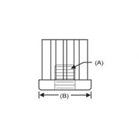 <!-Square End Threaded Tubes Line Drawing->