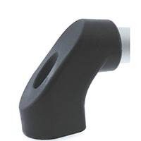 Black Anodized Aluminum Tube Handles - 3