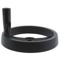 2 Spoke Plastic Handwheels with Revolving Handle - 3
