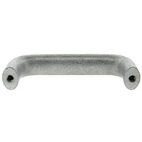 Bottom Mount Tumbled Finish Aluminum Cabinet Handles - 3