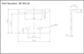 <!-SK-3011X Latch Strikes Line Drawing->