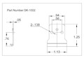 <!-SK-1002 Latch Strikes Line Drawing->