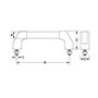 <!-Black Anodized Aluminum Tube Handles - 2->
