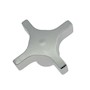 4 Lobed Tapped Aluminum Hand Knobs - 4