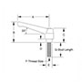 <!-Classic Style Metric Zinc Adjustable Handles with Stainless Steel Stud Insert - 2->