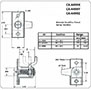 <!-CA-4499 Adjustable Compression Latches Line Drawing->