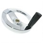 2 Spoke Chrome Plated Finish Aluminum Handwheels