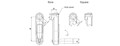 <!- Aluminum Crank Handles Line Diagram->