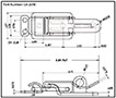 <!-CA-2070 Lockable Draw Latches with Straight Loop Bail - 2->