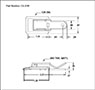 <!-CA-2245 Draw Latches Looped Bail with Slight Bend - 2->