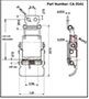 <!-CA-3541 Draw Latches with Compression Springs Line Drawing->