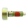 Knurled Knob Locking Nose Retractable Plungers with Nylon Patch