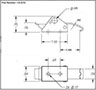 <!-CA-4232 Over-Center Draw Latches Padlockable Line Drawing->