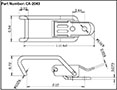 <!-CA-2042 Over-Center Draw Latches with Hooked Loop Bail - 2->