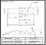 <!-CA-4225 Over-Center Draw Latches with Long Hook Line Drawing->