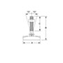 <!-Studded Polymer Leveling Pads Line Drawing>