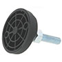 Stainless Steel Studded Polymer Leveling Pads - 4