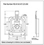 <!-RD-6140 Recessed Dish Twist Latches - 2->