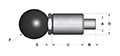 <!-Ball Knob Retractable Plungers - 2->