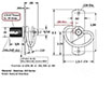 <!-CA-0013TH Knurled Knob Slotted Head Turn Latches - 2->