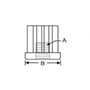 <!-Round End Threaded Tubes Line Drawing->