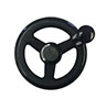 3 Spoke Plastic Offset Handwheels with Revolving Handles - 3