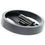 2 Spoke Plastic Handwheels with Folding Handles